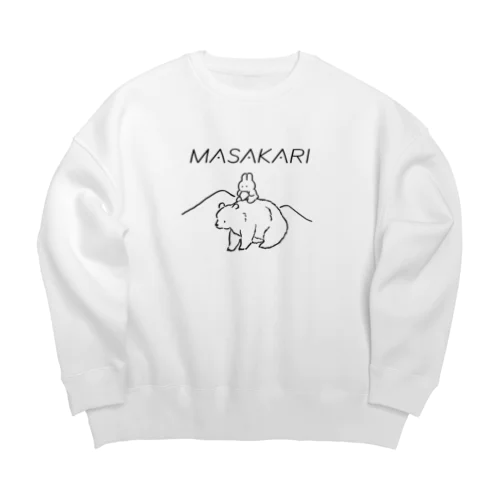 MASAKARI Big Crew Neck Sweatshirt