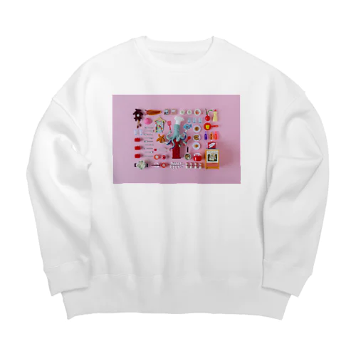 Playful Cooking（料理好きのタコ） Big Crew Neck Sweatshirt