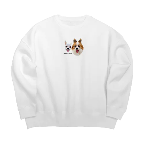 グトちゃんバンちゃん Big Crew Neck Sweatshirt