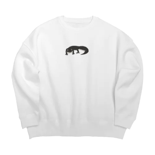 レオパブラックナイト Big Crew Neck Sweatshirt