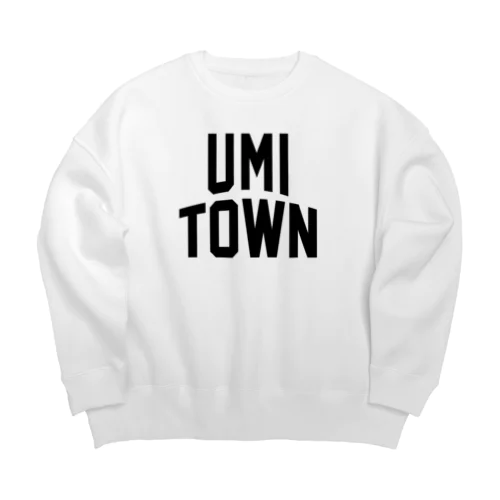 宇美町 UMI TOWN Big Crew Neck Sweatshirt