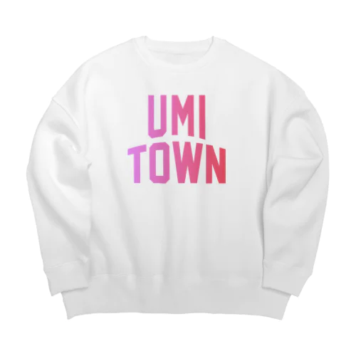 宇美町 UMI TOWN Big Crew Neck Sweatshirt
