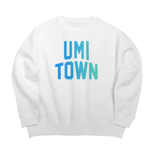 宇美町 UMI TOWN Big Crew Neck Sweatshirt