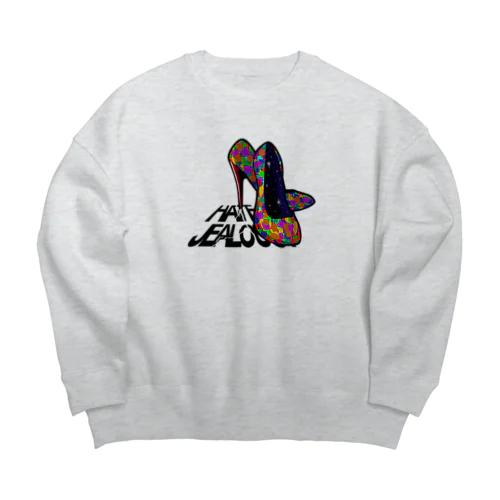 HATE JEALOUSY Big Crew Neck Sweatshirt