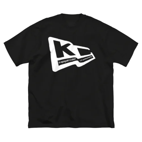 1周年記念ロゴ_White Big T-Shirt