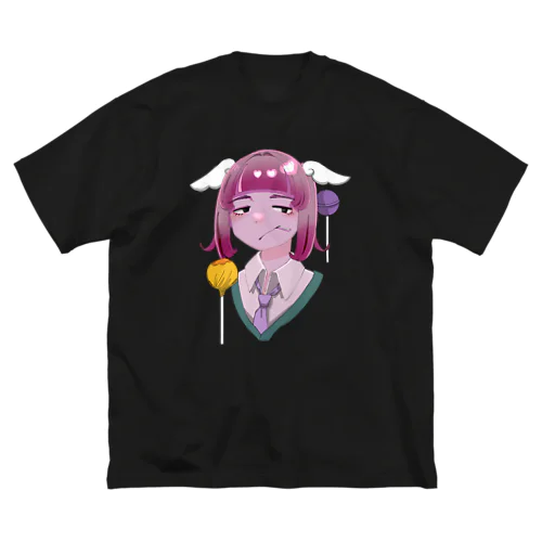 ゆがみTシャツ表面だけ Big T-Shirt
