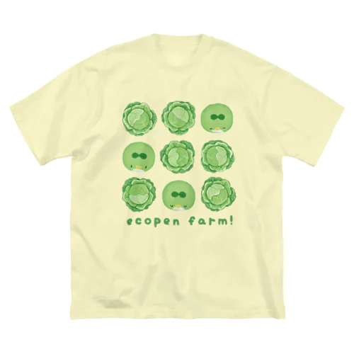 ecopen farm!(キャベツ) Big T-Shirt