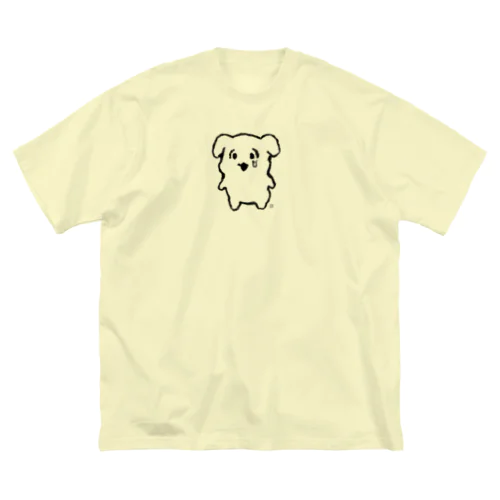 なんで泣いてんのよよT（黒線） Big T-Shirt