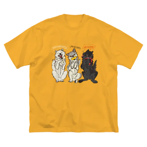 マヨネーズマスタードケチャップなオオカミ Big T-Shirt