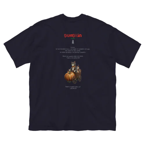 カボチャの馬車を操縦する猫 Big T-Shirt