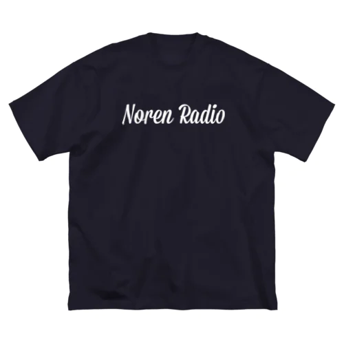 のれんラジオオーセンティックロゴBIG／ビッグシルエットTシャツ Big T-Shirt