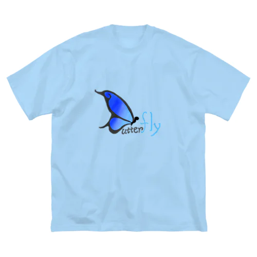 butterfly ロゴフルデザインT Big T-Shirt