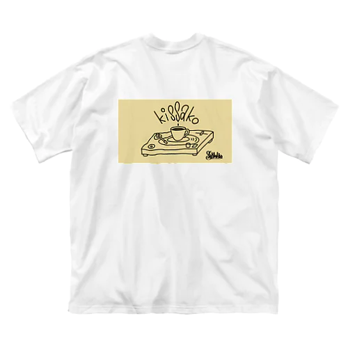 仏教語グラフィT「喫茶去(kissako)」 Big T-Shirt