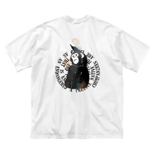 チンパンジー Big T-Shirt