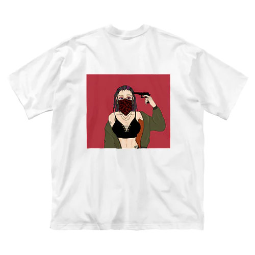 badgirl(FIVE13) Big T-Shirt