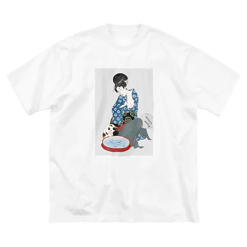 猫と金魚 Big T-Shirt