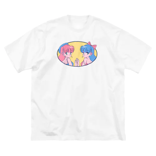 双子のアイドルちゃん Big T-Shirt