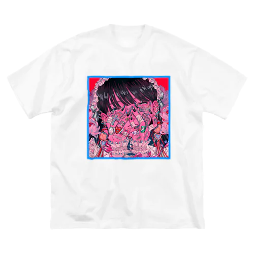 目眩し　シャツ Big T-Shirt