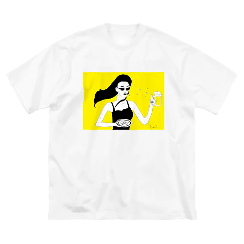 ビールと餃子 Big T-Shirt