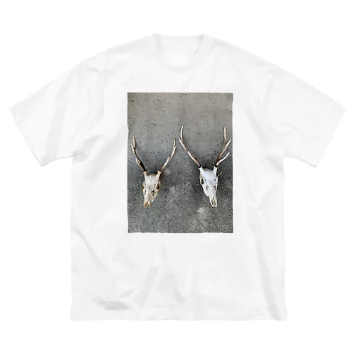 鹿頭骨 Big T-Shirt