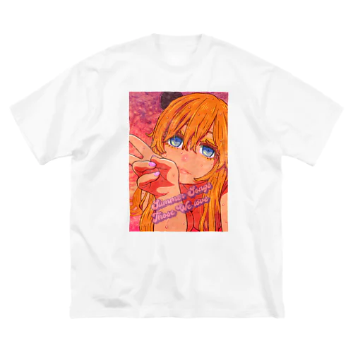 音ゼミ蒔子2023夏 Big T-Shirt