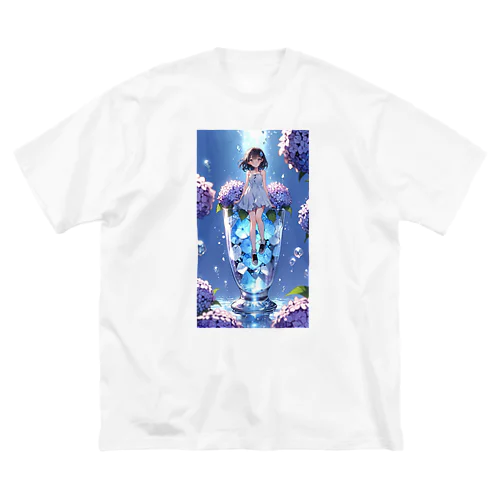グラスの少女 Big T-Shirt