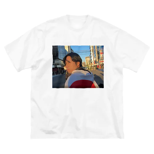 河合ゆうすけ（VS左翼団体ver） Big T-Shirt