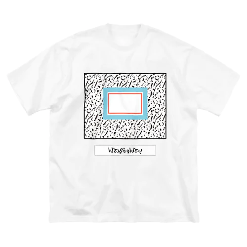 MY SEKAI（青×朱） Big T-Shirt
