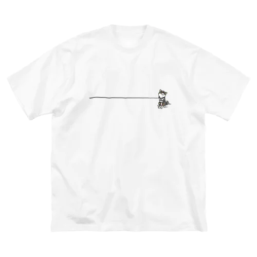 イヤイヤ柴犬（黒柴） Big T-Shirt