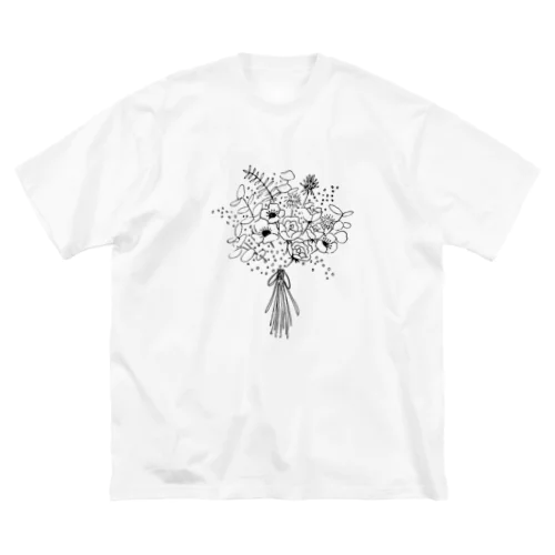 アネモネとユーカリのブーケ  Big T-Shirt