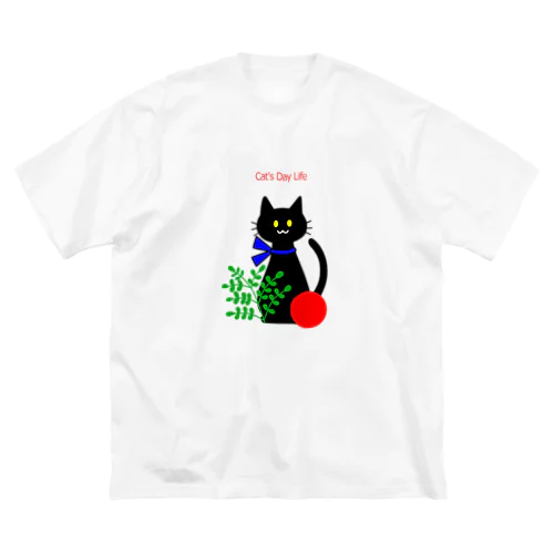 猫の日暮らしのラッキーくん Big T-Shirt