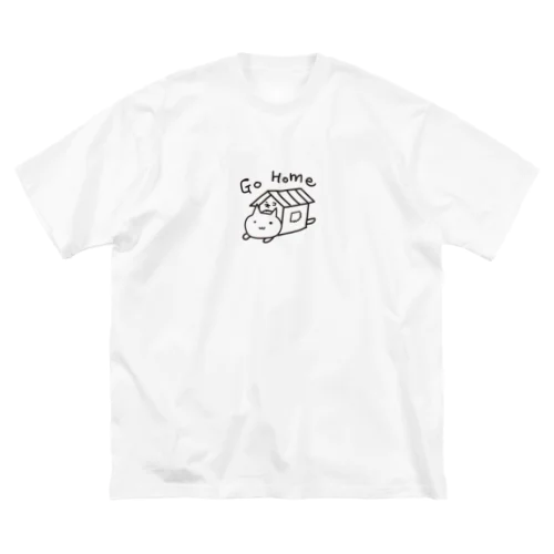 ゆるいねこ　「go gome」 Big T-Shirt