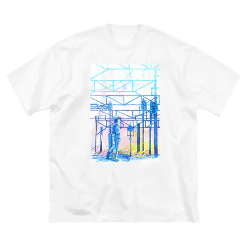 矢ヶ崎第一閉そく信号機(碓氷線) Big T-Shirt
