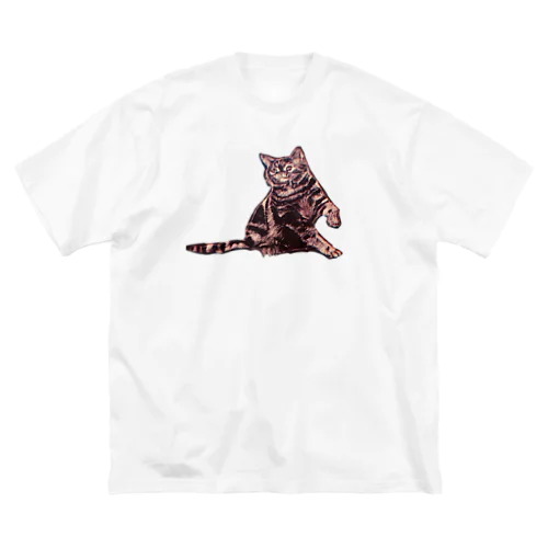 彫刻 猫 Big T-Shirt