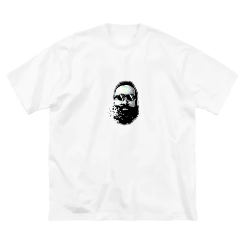 髭グラス Big T-Shirt