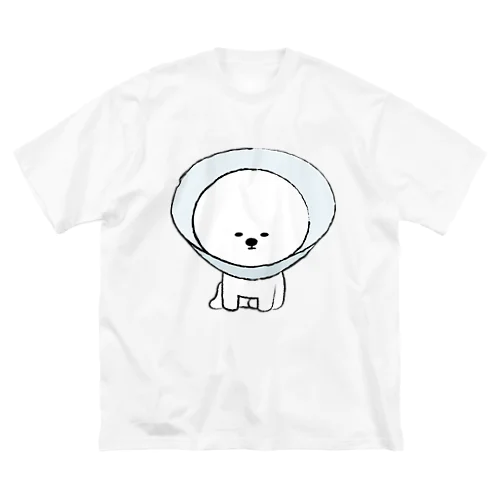 まんまるビション（エリザベスカラー） Big T-Shirt