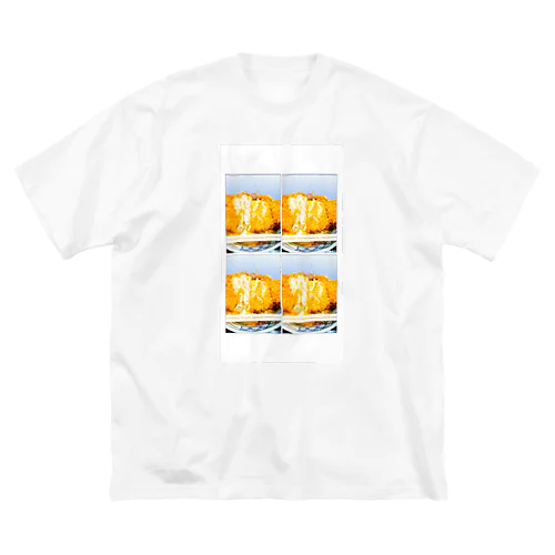 カツ丼は5口で限界でした。 Big T-Shirt