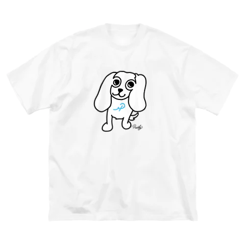 パンキーくん　モノライン　ブルーP Big T-Shirt