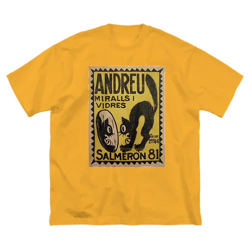 スペイン・バルセロナ　びっくり猫・切手デザイン　1930 Big T-Shirt