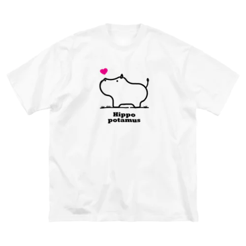 ヒッポー（カバ） Big T-Shirt
