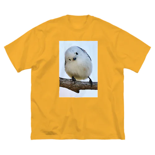 【#動物を味方に】サロベツのシマエナガ Big T-Shirt