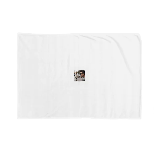 キスする犬グッズ Blanket