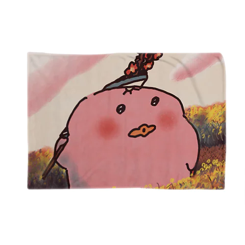 桃の花のお買い物の帰り道🥒 Blanket