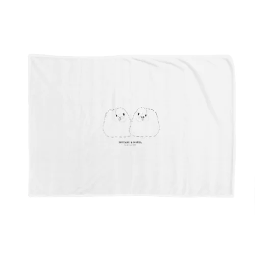 双子のひめうずらのホタルとマリア Blanket