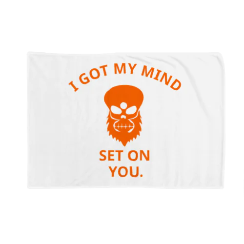 I GOT MY MIND SET ON YOU.(橙) Blanket