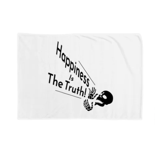 Happiness Is The Truth!（黒） Blanket