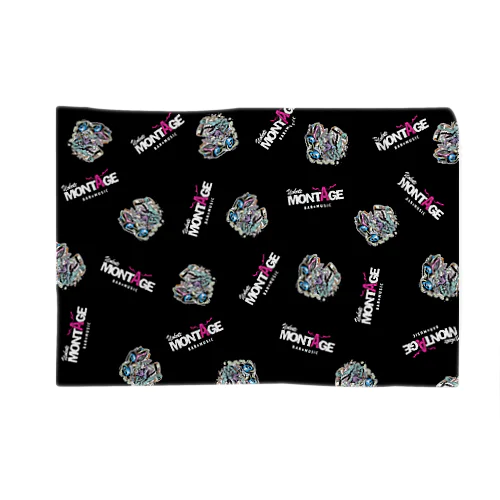 横手MONTAGE 総柄グッズ Blanket