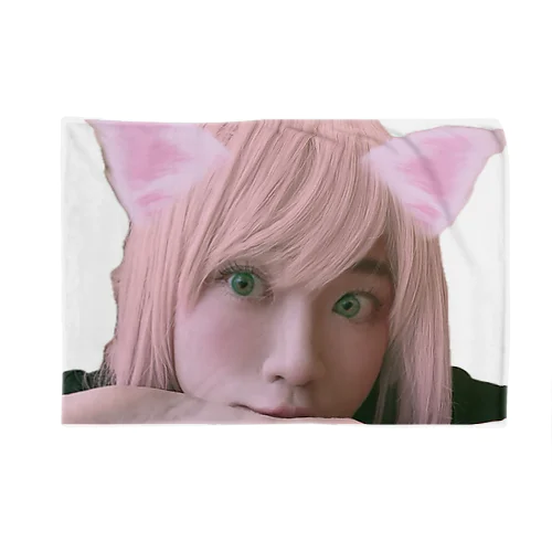ピンク髪(地毛)ひゃくふわふわ Blanket