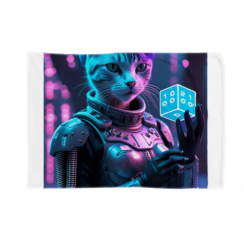 量子の選択猫 Quantum Choice Cat Blanket