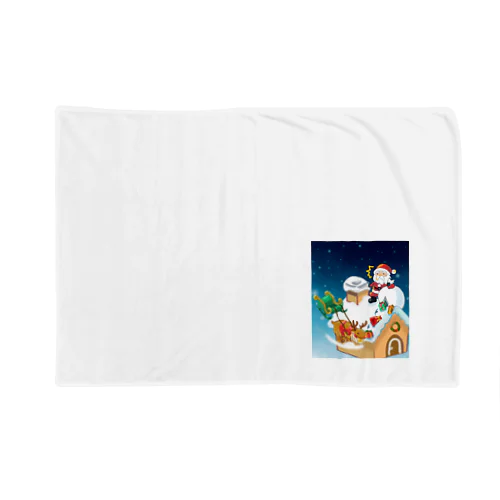 プレゼントを配るサンタクロース Blanket
